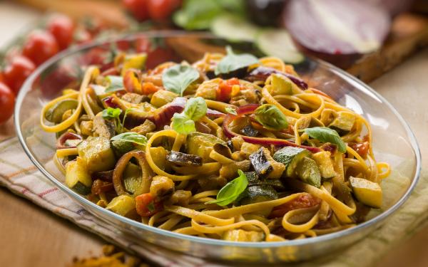 receta Calabacín al horno con pasta