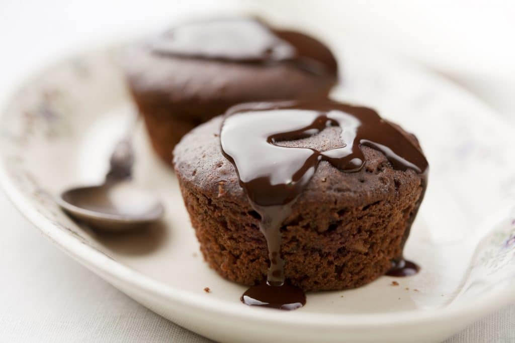 Torta de chocolate y cafe